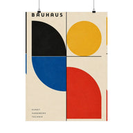 Bauhaus Geometric Quadrants Poster product view 1