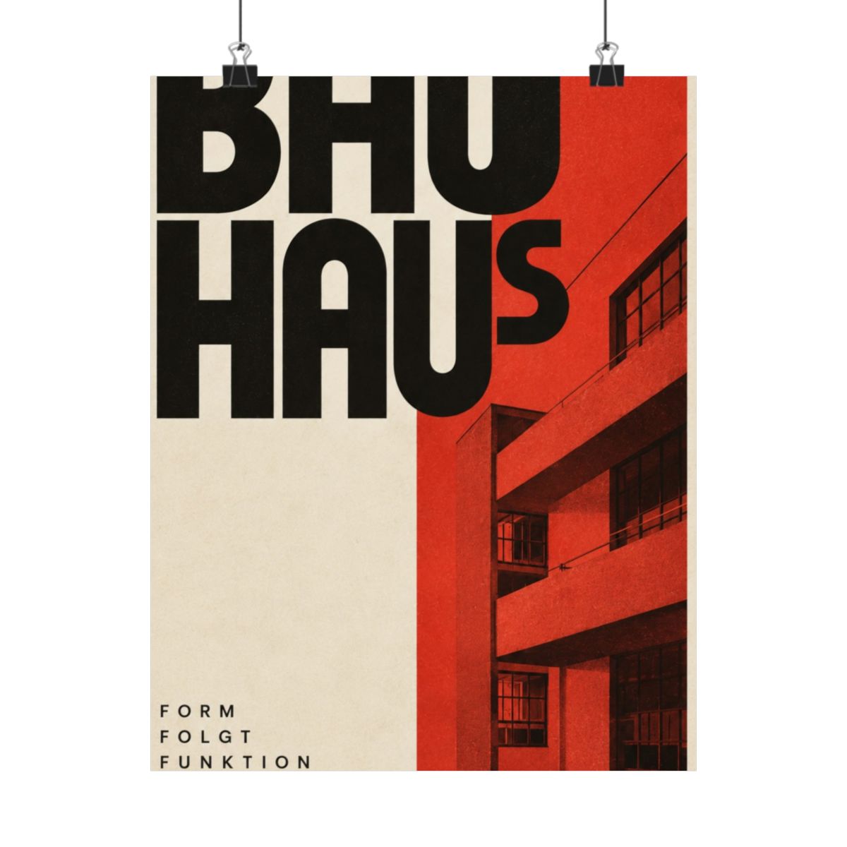 Bauhaus Poster product view 7