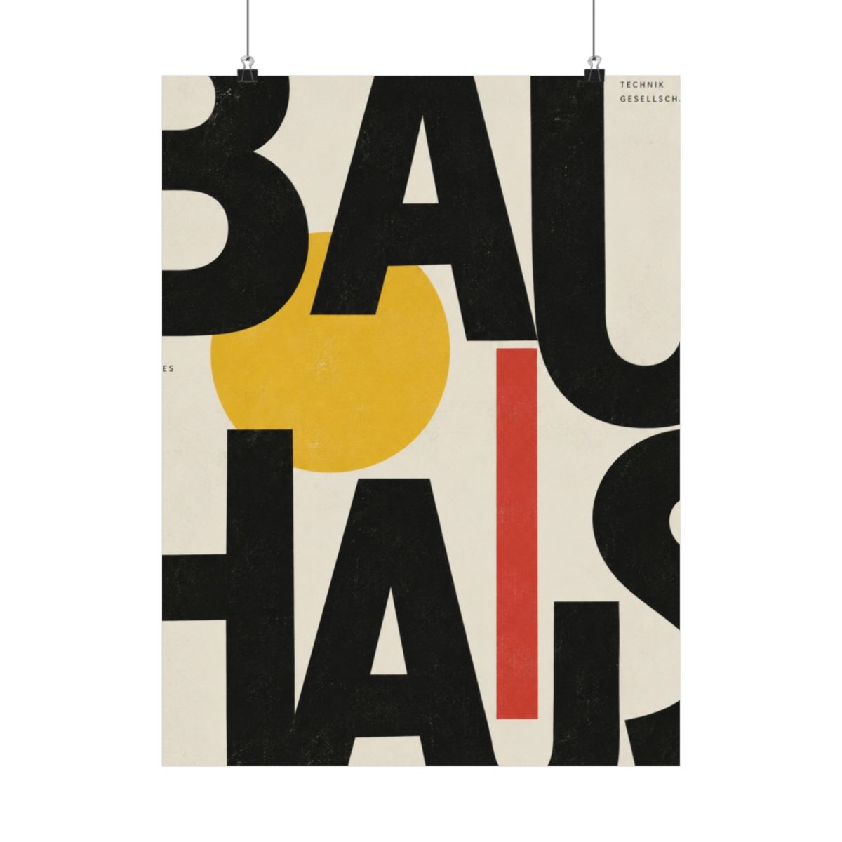 Bauhaus Poster product view 1