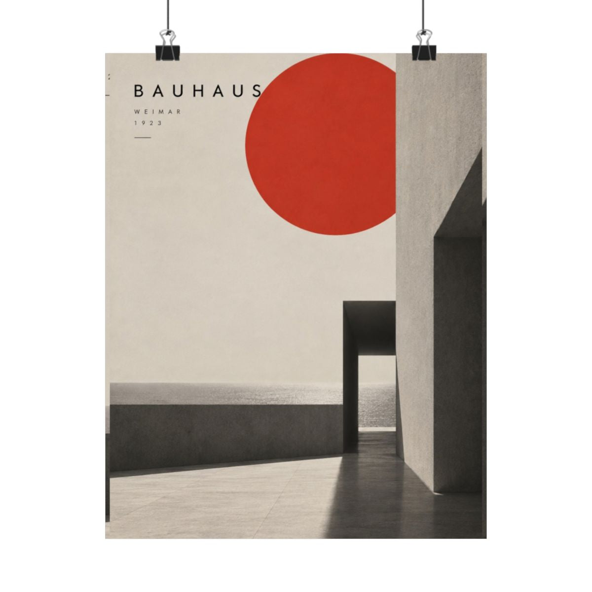 Bauhaus Sun Poster product view 7