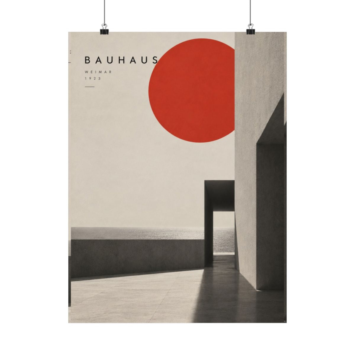 Bauhaus Sun Poster product view 1