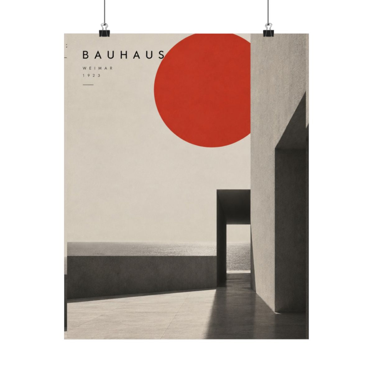 Bauhaus Sun Poster product view 4