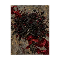 Black Roses and Red Ribbon Poster product view 8