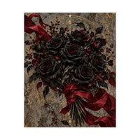 Black Roses and Red Ribbon Poster product view 5