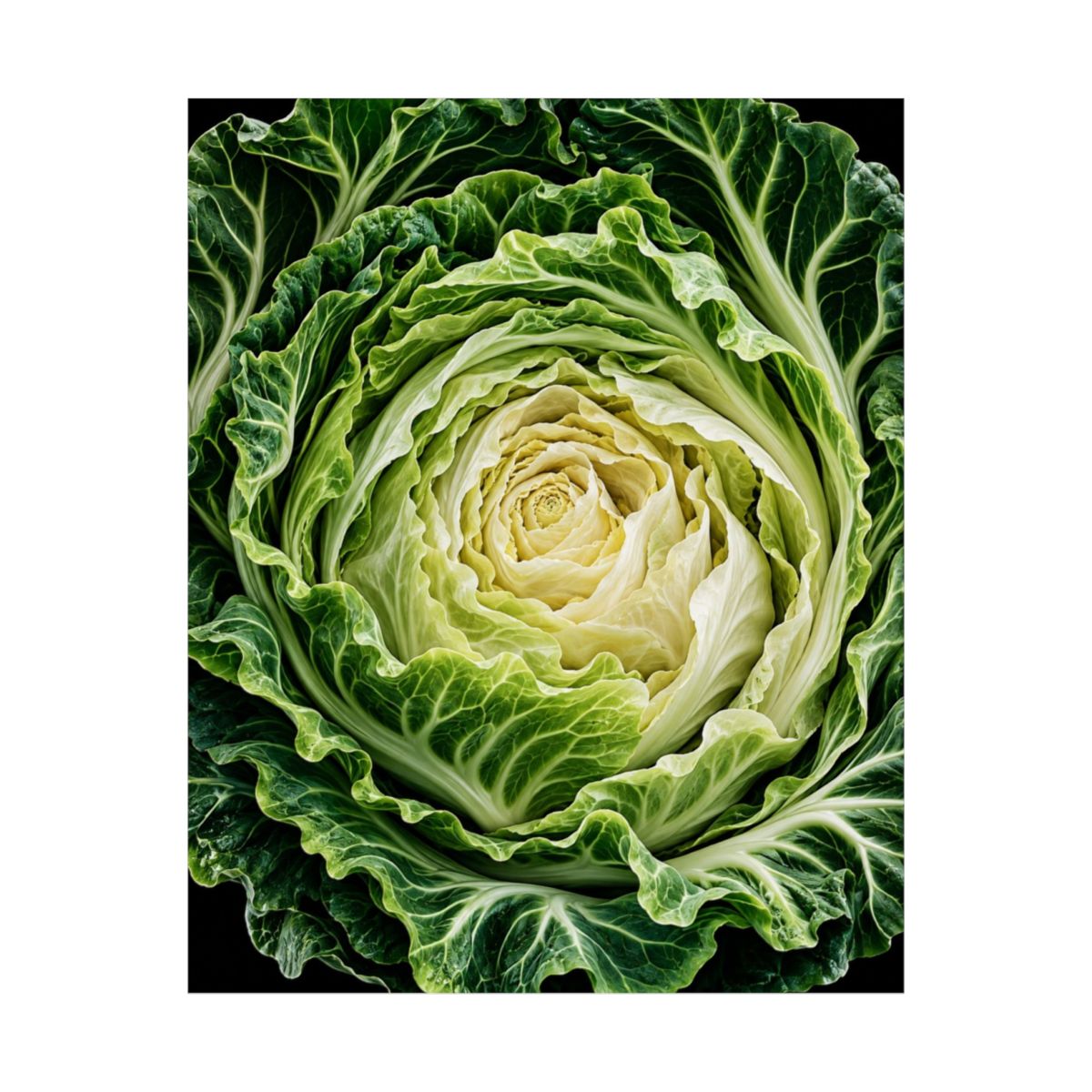 Cabbage Cross Section Poster product view 5