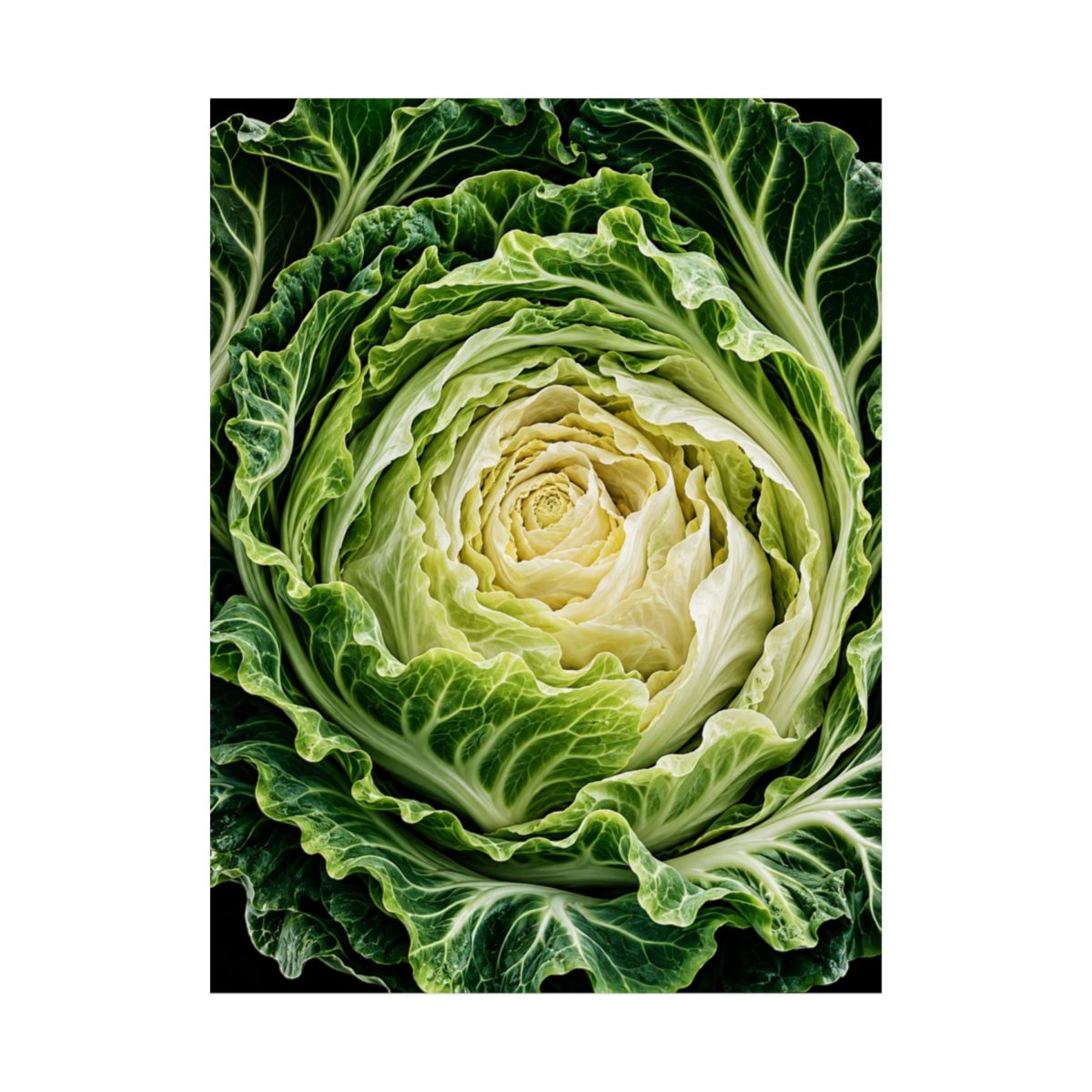 Cabbage Cross Section Poster product view 2