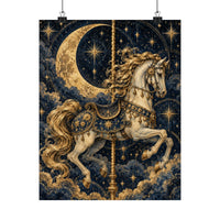 Celestial Carousel Horse Poster product view 7