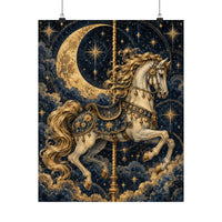 Celestial Carousel Horse Poster product view 4