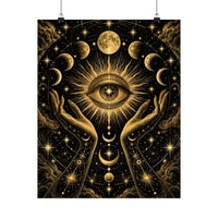 Celestial Eye and Hands Poster product view 4