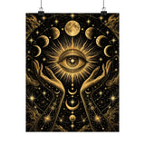 Celestial Eye and Hands Poster product view 7