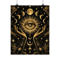 Celestial Eye and Hands Poster product view 7