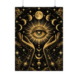 Celestial Eye and Hands Poster product view 1
