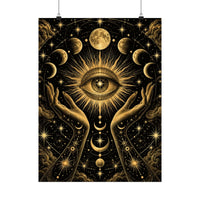 Celestial Eye and Hands Poster product view 1