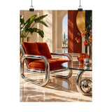 Chrome Lounge Chair Poster product view 7