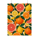 Citrus Geometry Poster product view 1