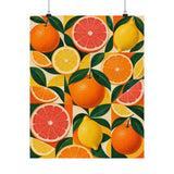 Citrus Geometry Poster product view 4