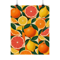 Citrus Geometry Poster product view 7