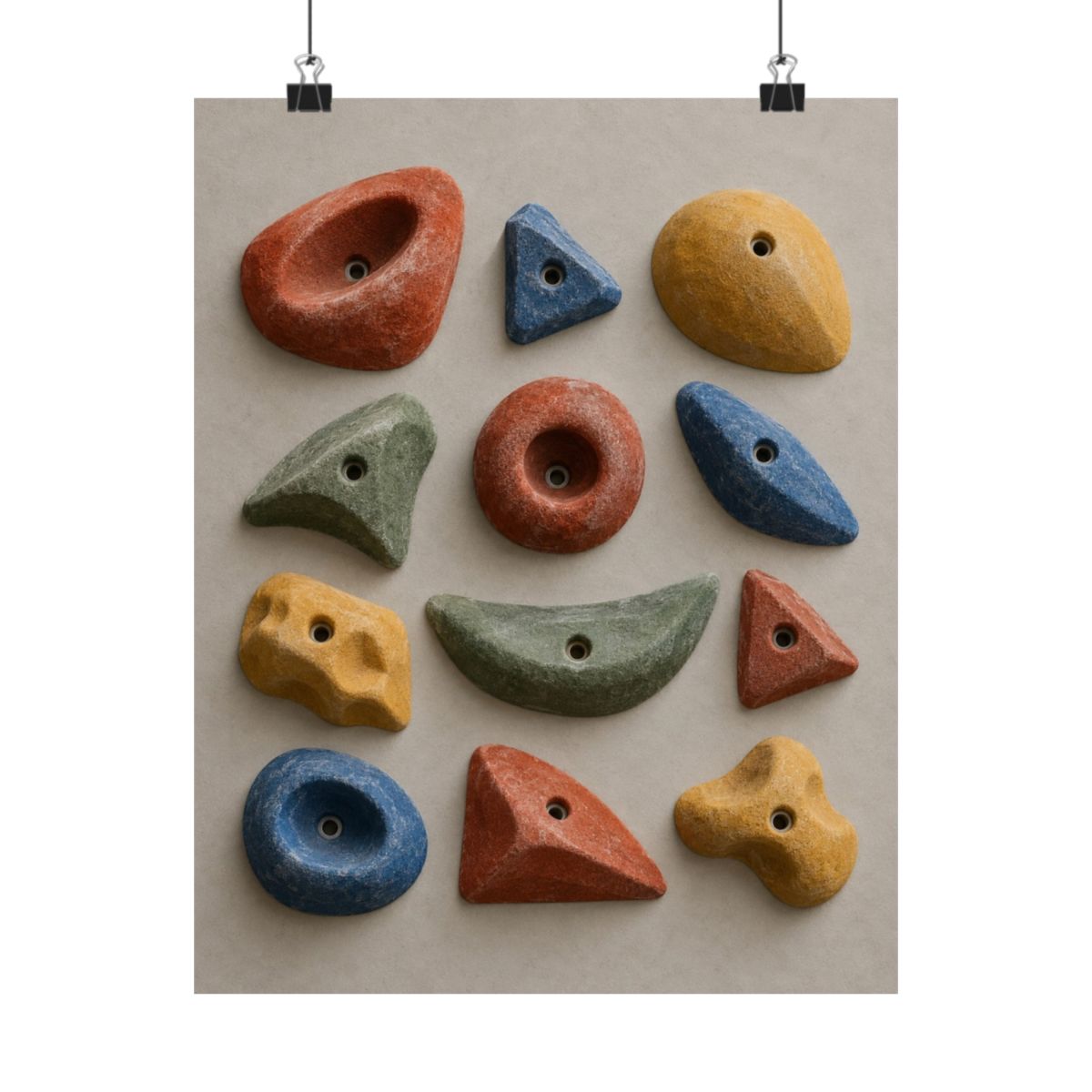 Climbing Hold Collection Poster product view 7
