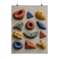 Climbing Hold Collection Poster product view 1