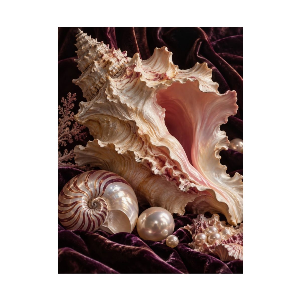 Conch Shell Study Poster product view 2