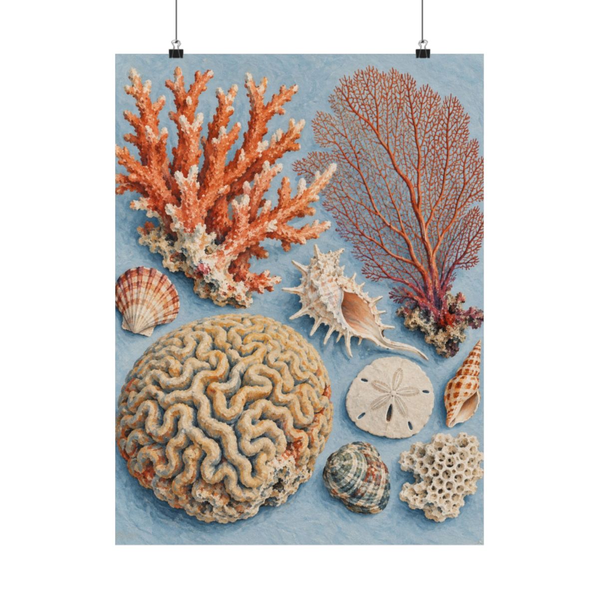 Coral Reef Field Study Poster product view 1