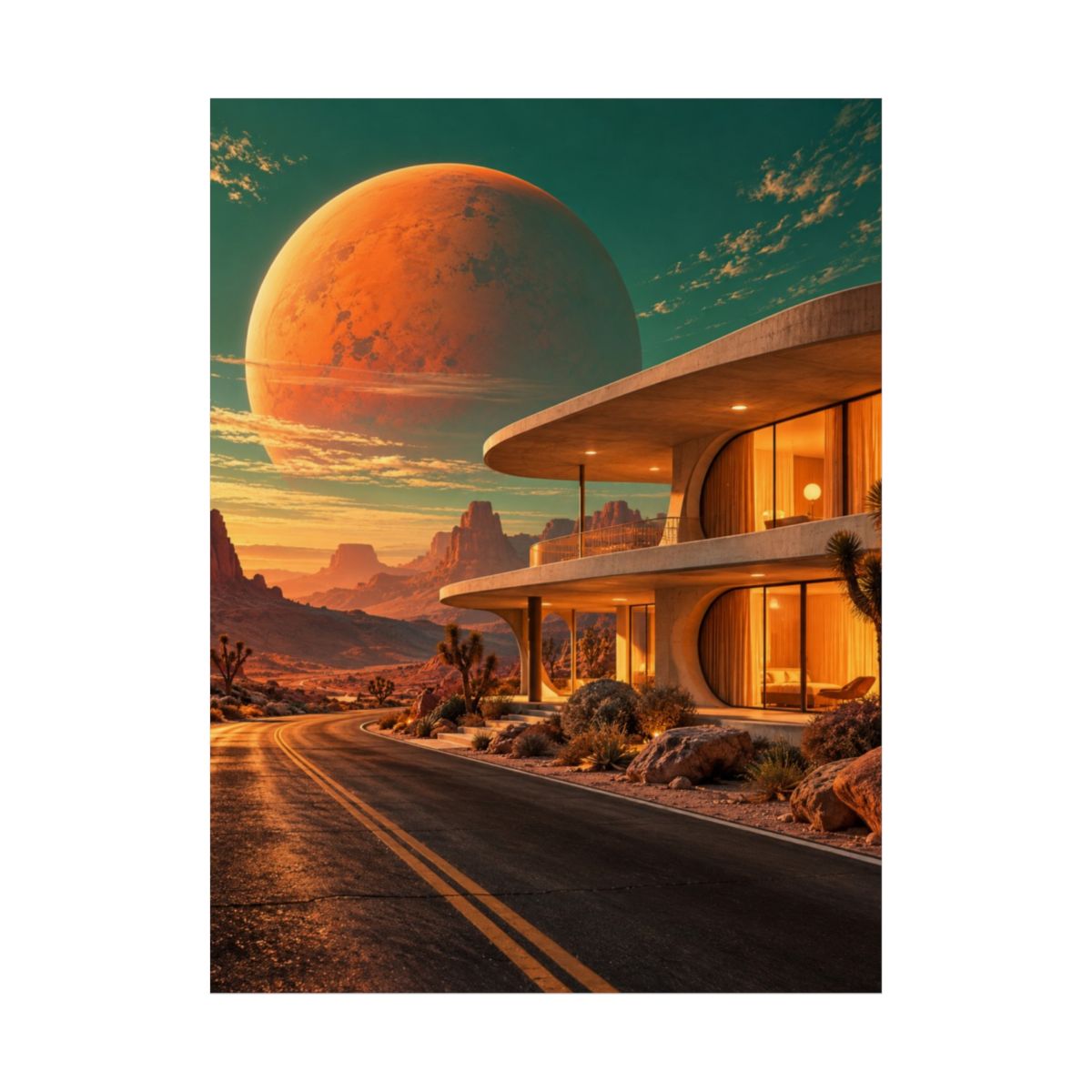 Desert Moon Motel Poster product view 2