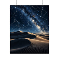 Desert Star Map Poster product view 4