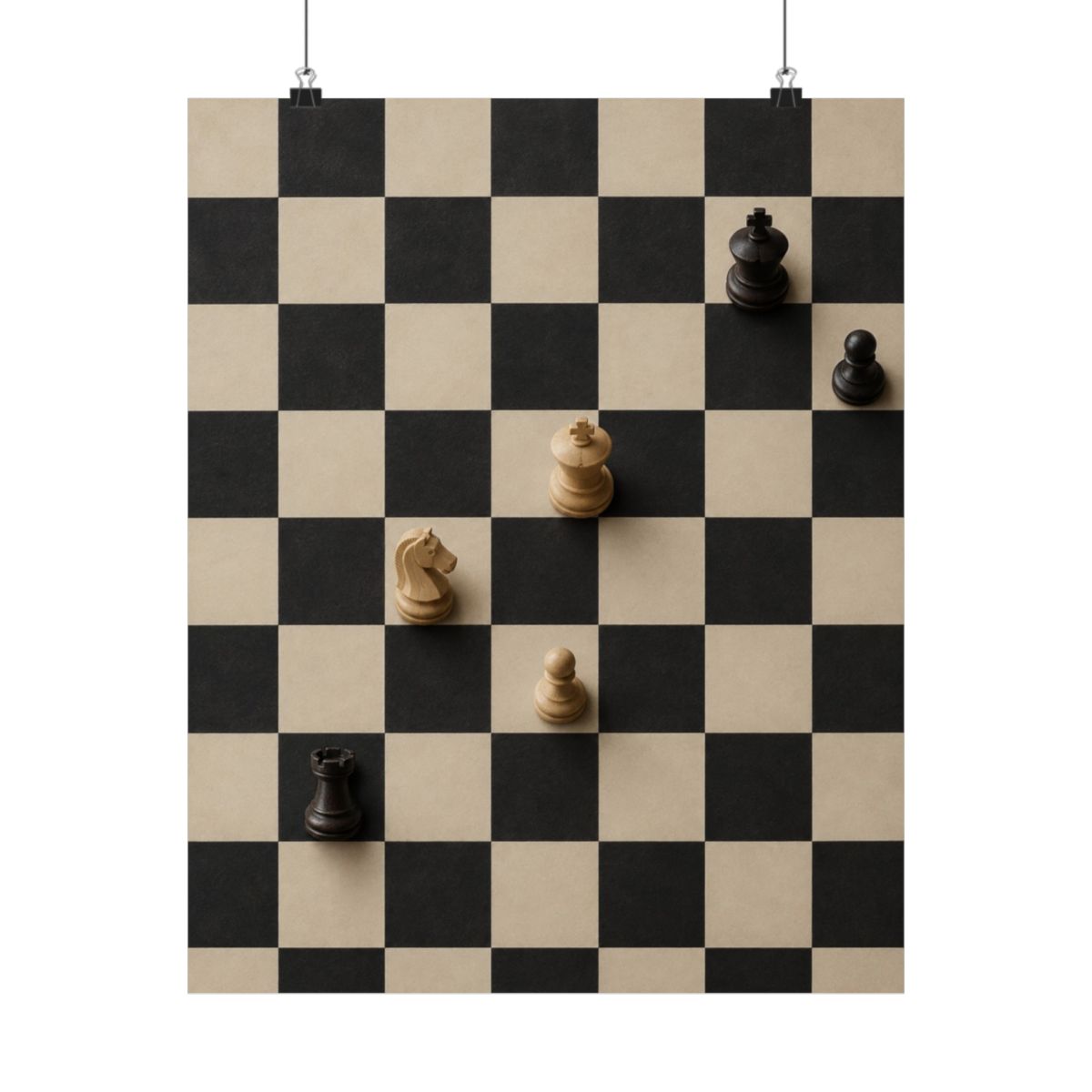 Endgame Chessboard Poster product view 4