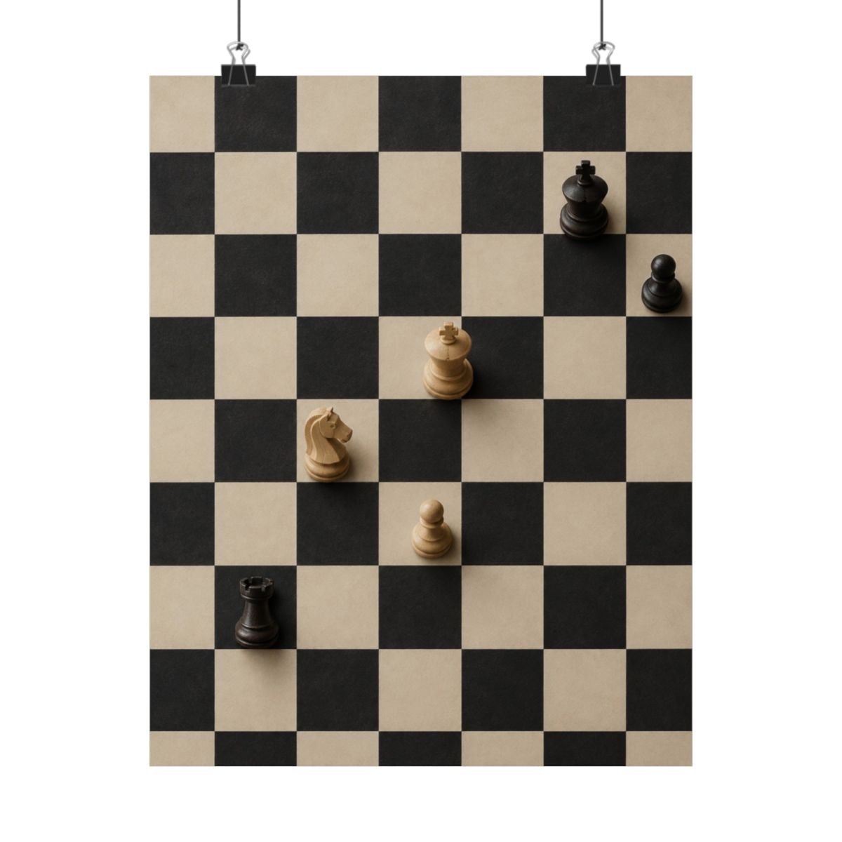 Endgame Chessboard Poster product view 7