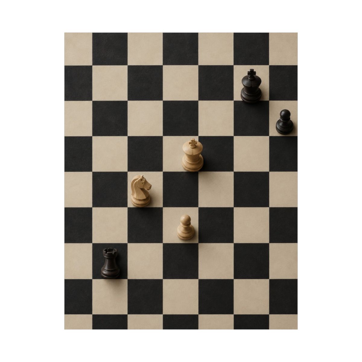 Endgame Chessboard Poster product view 8