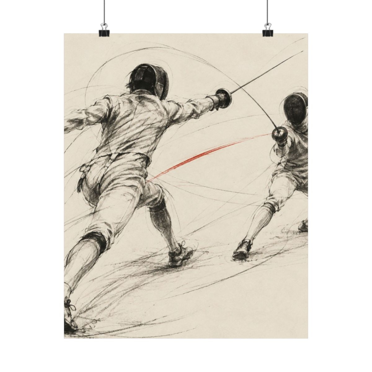 Fencing Duel Poster product view 4