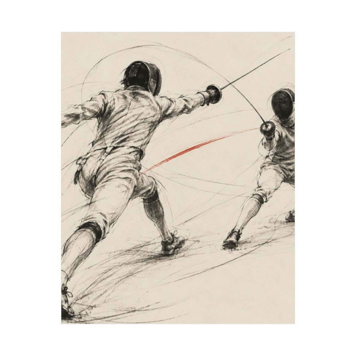 Fencing Duel Poster product view 5