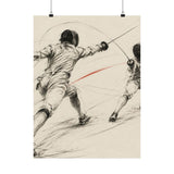 Fencing Duel Poster product view 1