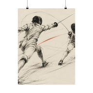 Fencing Duel Poster product view 1