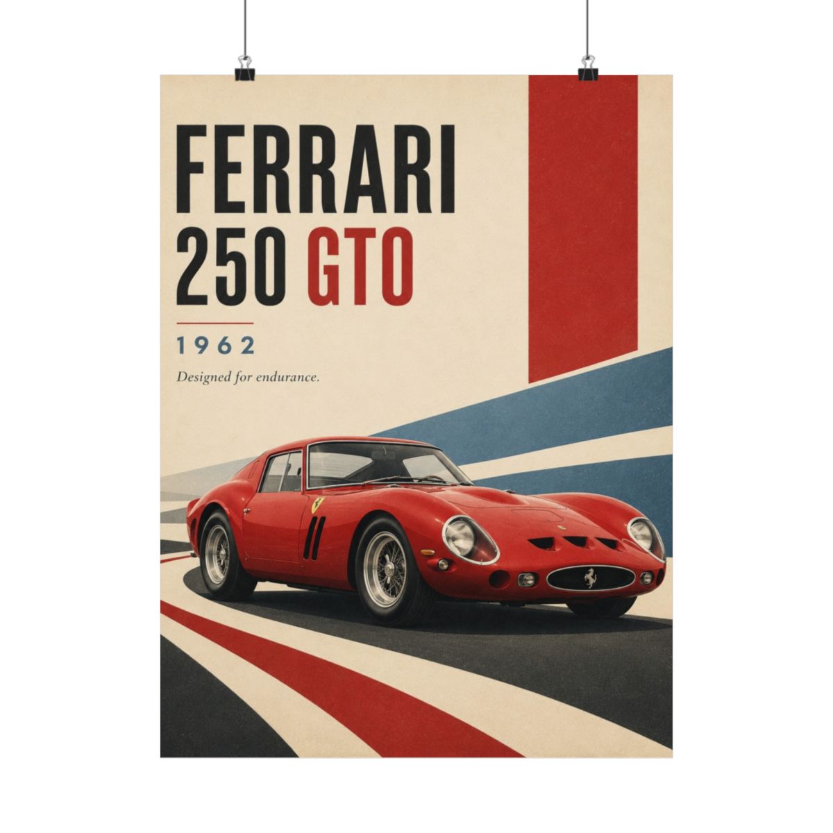 Ferrari 250 GTO Poster product view 1