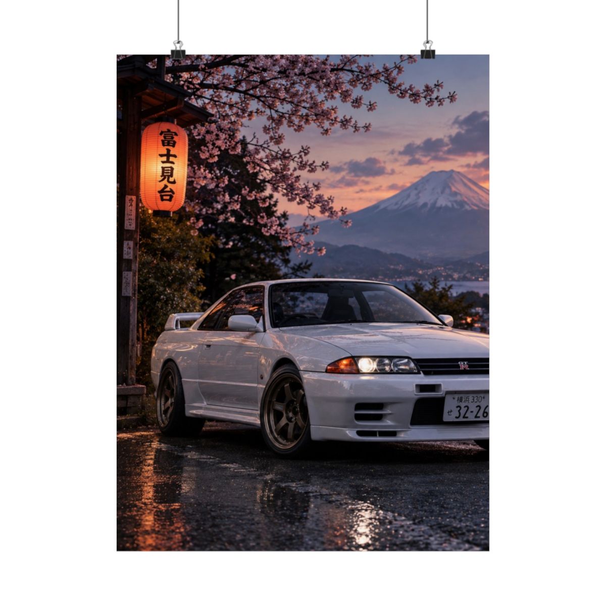 Fuji Skyline GT-R Poster product view 1