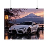 Fuji Sunset Supra Poster product view 1