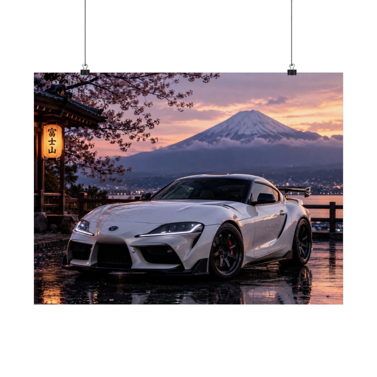 Fuji Sunset Supra Poster product view 7