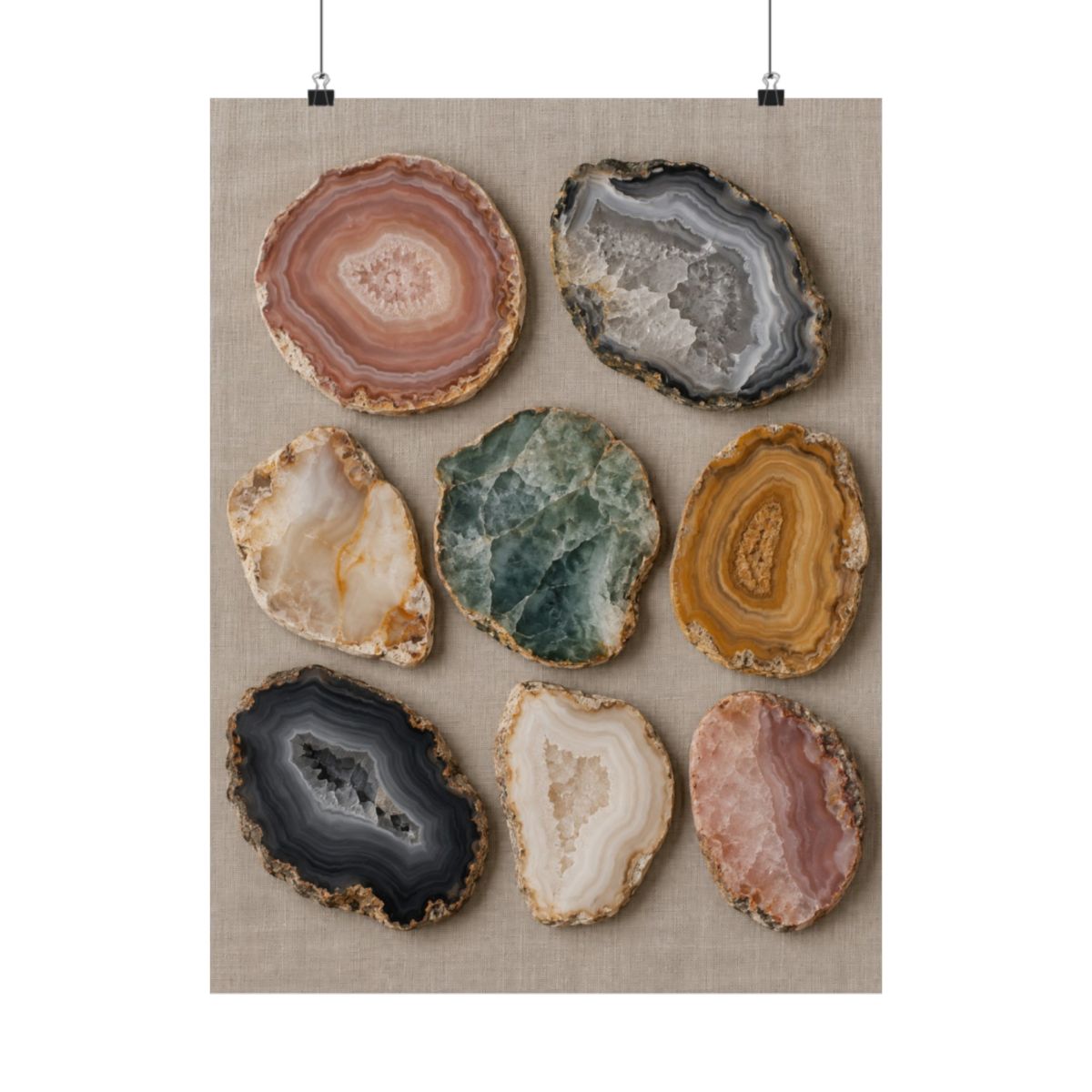 Geode Slice Collection Poster product view 1