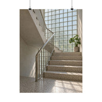 Glass Block Stairwell Poster product view 1