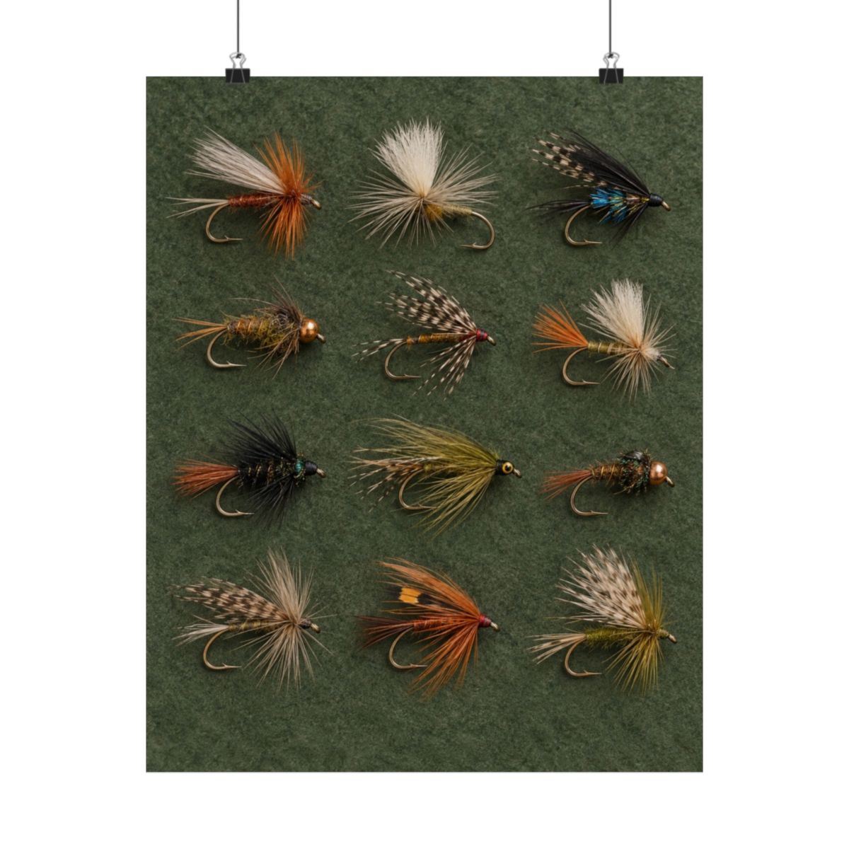 Hand Tied Fly Collection Poster product view 4