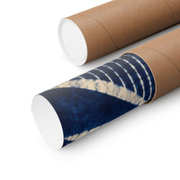 Indigo Adire Geometry Poster product view 6