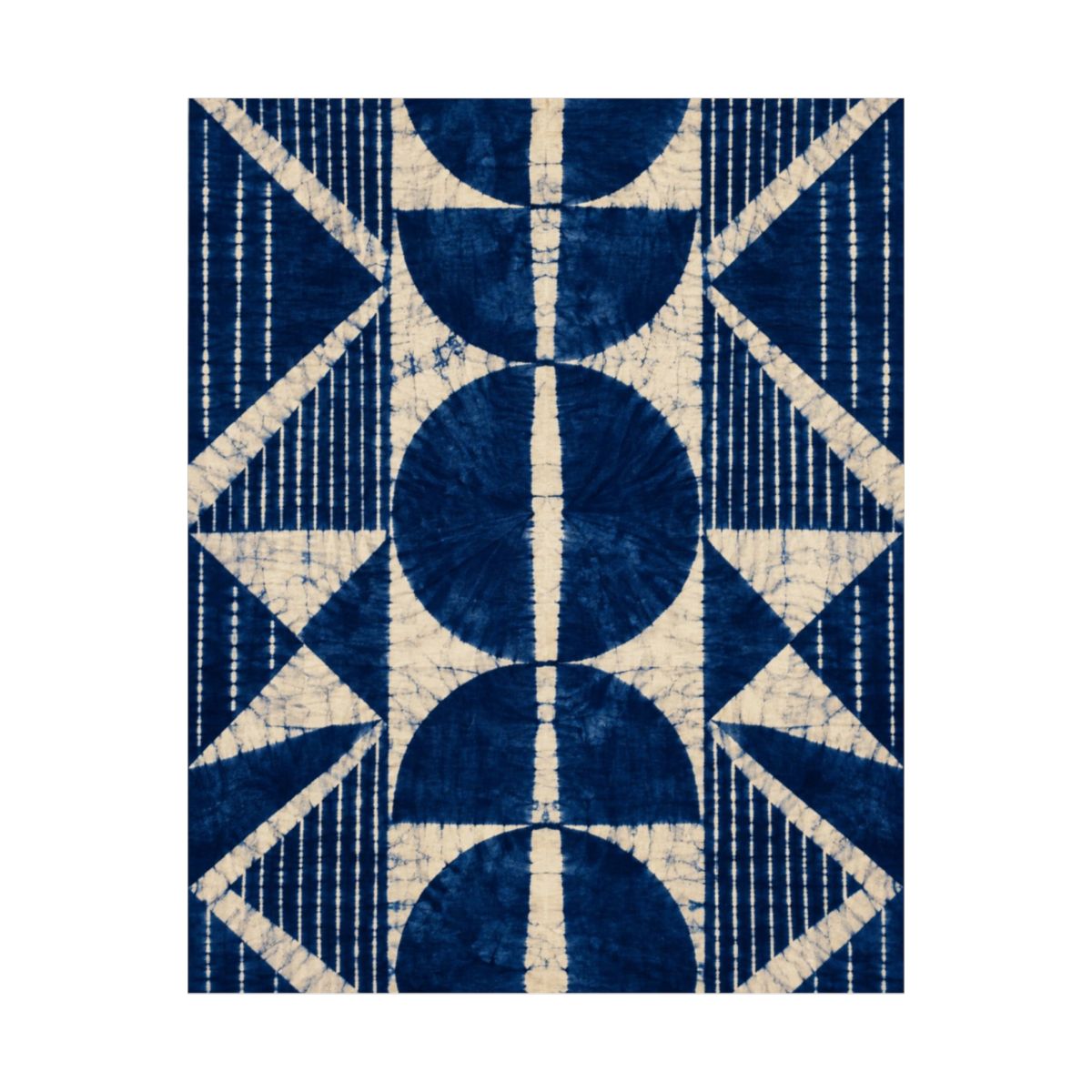 Indigo Adire Geometry Poster product view 5