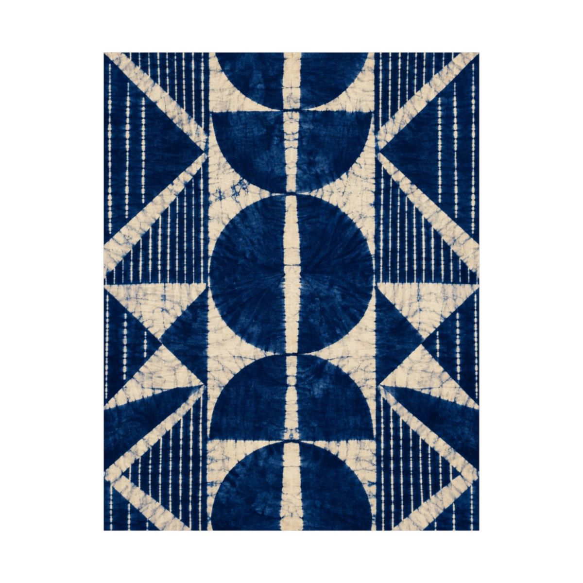 Indigo Adire Geometry Poster product view 8