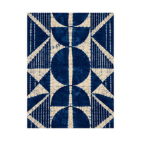 Indigo Adire Geometry Poster product view 2