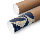 Indigo Adire Geometry Poster product view 9