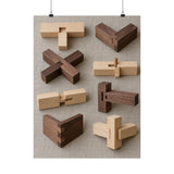 Japanese Joinery Study Poster product view 1