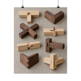 Japanese Joinery Study Poster product view 4