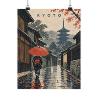 Kyoto Rainy Lane Poster product view 7