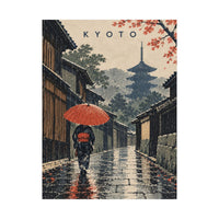 Kyoto Rainy Lane Poster product view 2